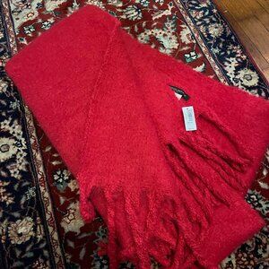 NWT Hot Pink Plush Banana Republic Oversized Fuzzy Scarf